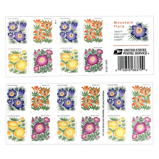 Mountain Flora Forever First Class Postage Stamps image 0