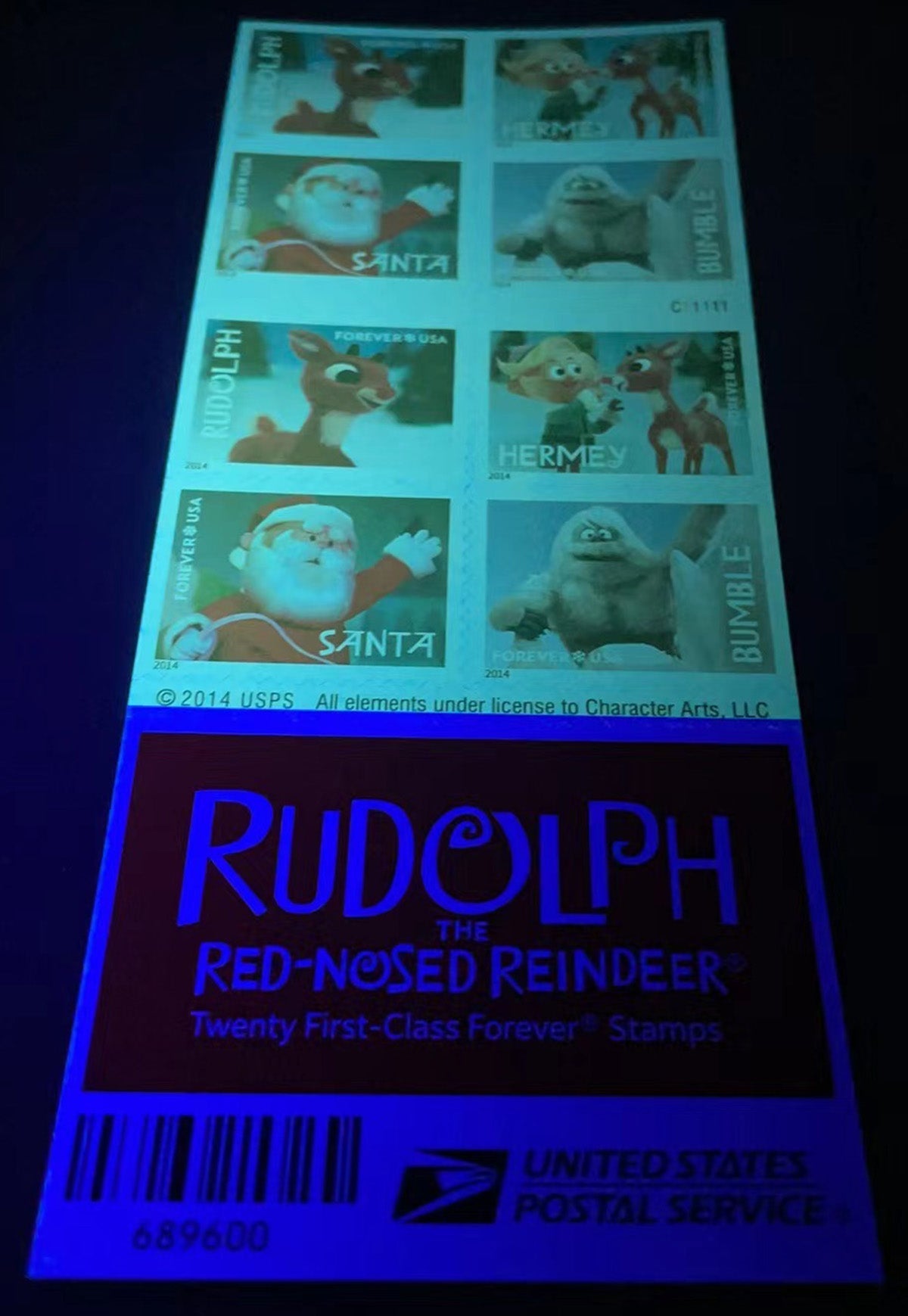 USPS First Class Forever Stamps – Rudolph the Red-Nosed Reindeer image 3
