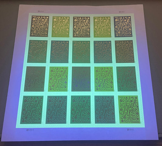 Thank You Forever First Class Postage Stamps image 1